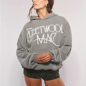 Daydreamer Fleetwood Mac Logo Hoodie Grey Color Womens Size Large / X-Large